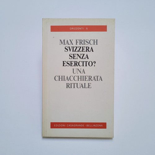 Max frisch svizzera senza - max,