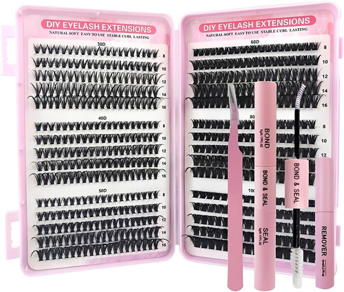 Set ciglia finte ciuffetti - set,