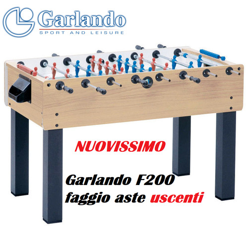 Calciobalilla f200 garlando - calciobalilla,