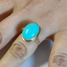 Anello donna turchese argento