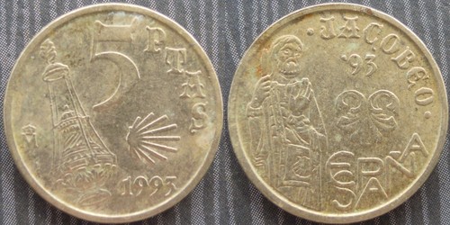Spain pesetas 1993 - 1993, "