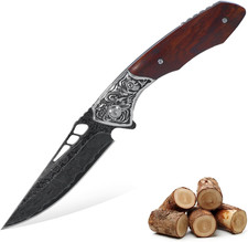 Coltello Piegehevole Damasco