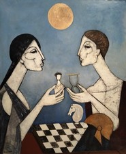 Quadro Dipinto Olio su Tela