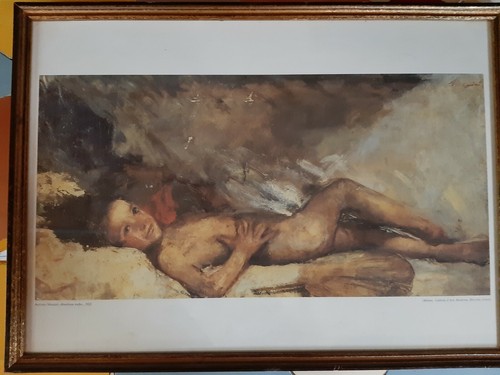 Litografia titolo nudo di - litografia, 'nudo