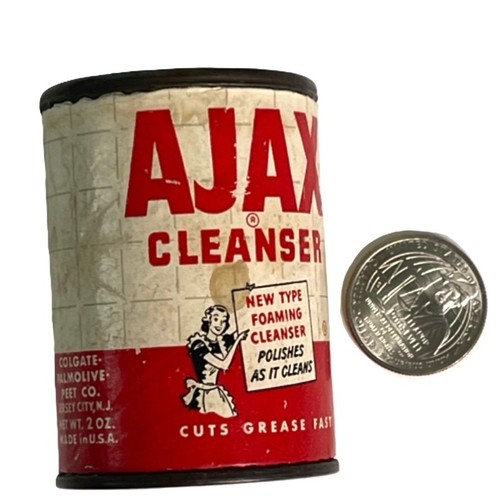 Vintage ajax detergente latta - detergente,
