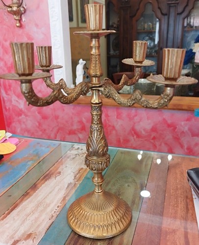 Candelabro ottone braccia - in,