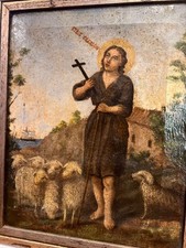 Antico Dipinto A Olio San