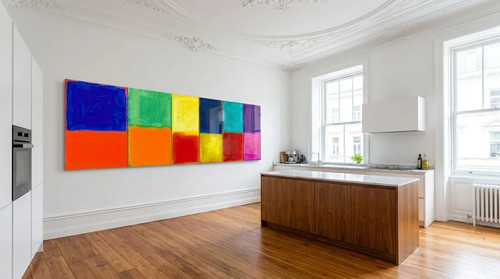 Pittura moderna neon in - al,
