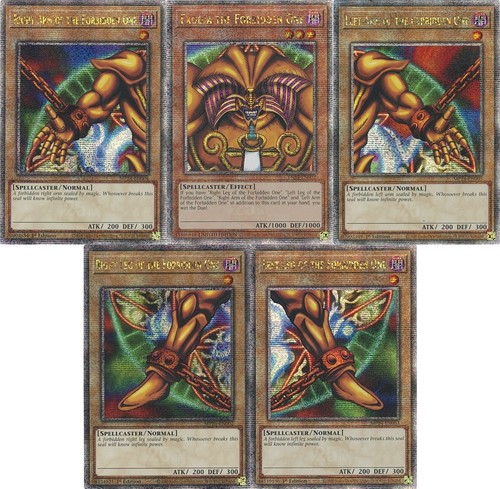 Yugioh exodia proibito set - exodia, il