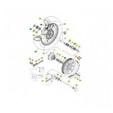 CINGHIA DENTATA ORIGINALE PER XV  A WILD STAR 1600 99-02 4WM462410000