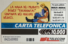CARTA TELEFONICA Walt Disney - Pocahontas (471)