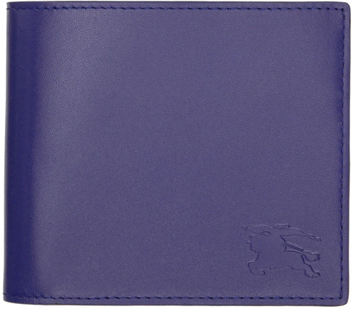 Portafoglio burberry blu ekd - blu,