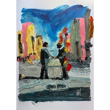 Quadro Impasto Astratto