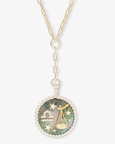Collana medaglione zodiacale