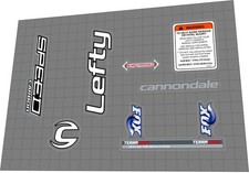 Set decalcomanie forcella