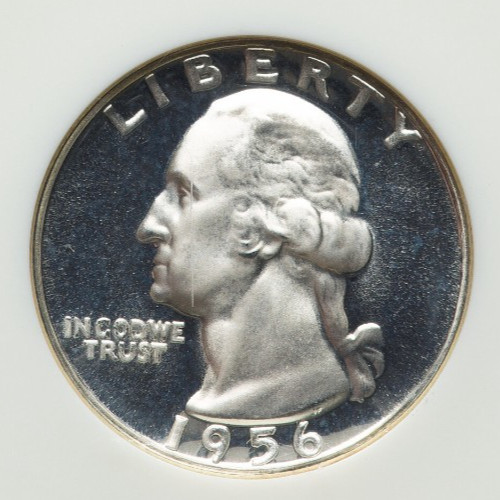 1956 25c ngc cameo - ngc,