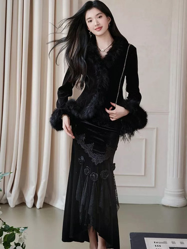 Completo elegante nero - completo,