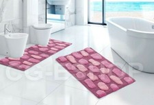 PARURE TAPPETO BAGNO 55x90 + 2