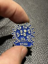 Vespa Club Italia Roma Aventino Fregio Stemma Spilla ORIGINALE Emblema 60s 70s
