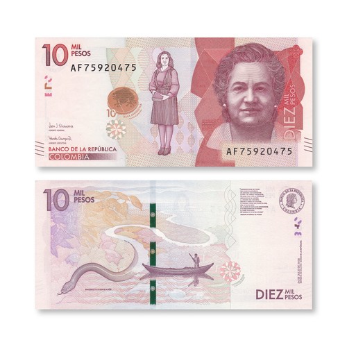 Colombia 10000 pesos 2018 - 10000,