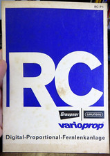 GRAUPNER / GRUNDIG RC RADIOCOMANDI - DIGITAL-PROPORTIONAL CATALOGO