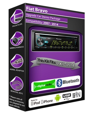 Fiat bravo radio dab - dab, pioneer
