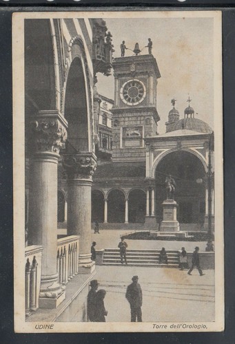 Cartolina udine torre - cartolina,