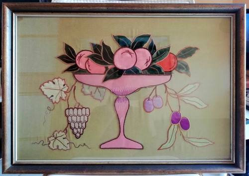 Quadro tessitura seta coppa - seta,
