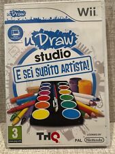 U DRAW STUDIO E SEI SUBITO ARTISTA WII gioco videogioco