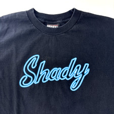 T-shirt vintage Y2K slim shady LTD nera logo scritto uomo XL Eminem Rap