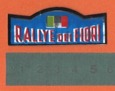 Adesivo Sticker Vintage Autocollant Auto Moto Tuning Aufkleber RALLY DEI FIORI