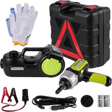 VEVOR 5T Cric Martinetto Idraulico Elettrico per Auto con Avvitatore 155-420mm