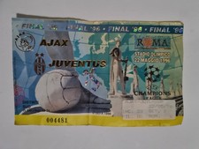 Biglietto finale Champions League Juventus Campione 1995/1996