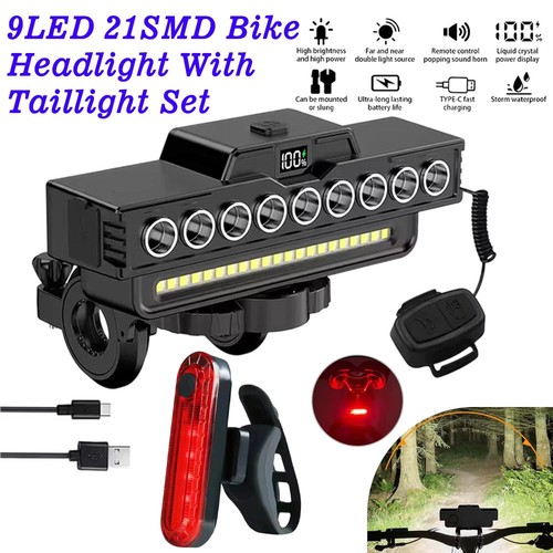 Kit luci bici ricaricabili - luci,