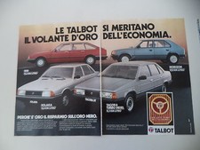 advertising Pubblicità 1981 TALBOT 1510/HORIZON/TAGORA/SOLARA