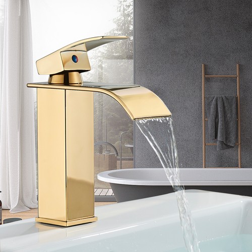 Rubinetto bagno lavabo oro - lavabo,