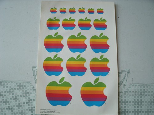 Adesivi apple computer vintage - adesivi,