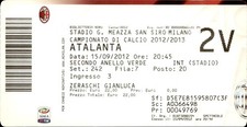 Biglietto stadio Milan
