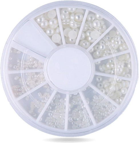 Mezze perle decorative - mezze,