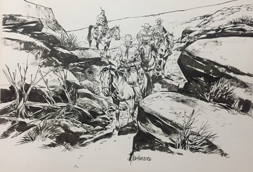 Pedro mauro original art tex - pedro,