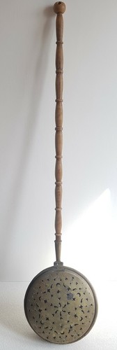 Scaldaletto epoca legno - d’epoca, in