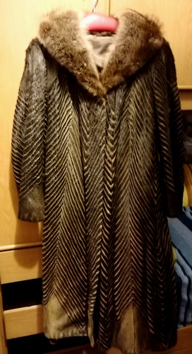 Cappotto lontra vintage con - cappotto,