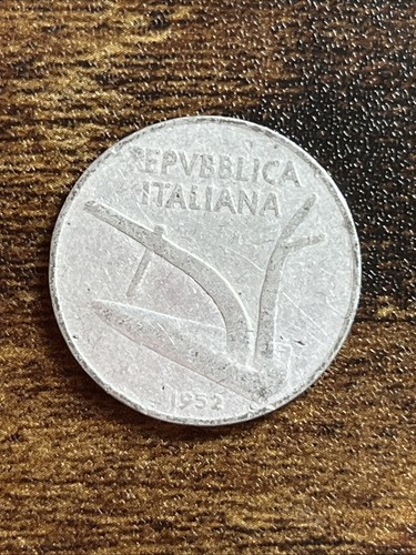 1952 italy ten lire - 10,