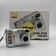 Macchina Fotografica Digitale Nikon Coolpix 5600 Con Scatola, Batterie, Cavo