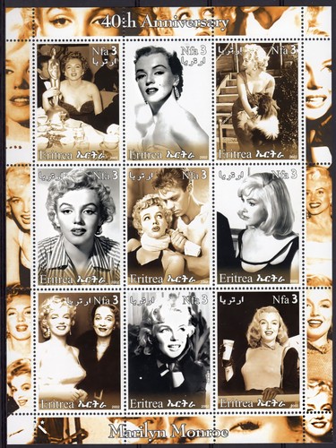 Eritrea 2002 marilyn monroe - eritrea,