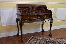 Lady Scrittoio scrivania ufficio stile Chippendale Inglese Secretaire Noce Ecope