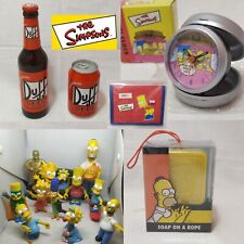 THE Simpsons gadget e DVD anni 90 BIRRA DUFF PORTAFOGLI SVEGLIA SAPONE PVC FIGUR