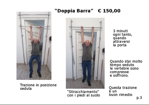 Barra trazione porta parete - porta,