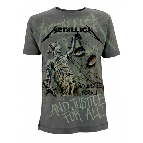 Shirt metallica e - metallica, giustizia