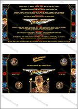 Williams Indiana Jones 1993 Cartes Instructions Flipper Pinball Cards EN 3